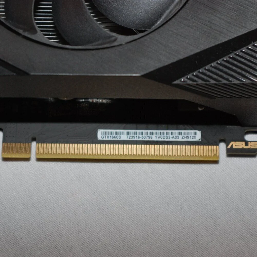 GPU ASUS 1660 Super EVO 6gb Graphics Card Nvidia *NEEDS FANS REPLACED!